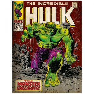Lienzo Marvel Retro - Hulk