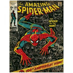 Lienzo Marvel Retro - Spider-man 100th Anniversary